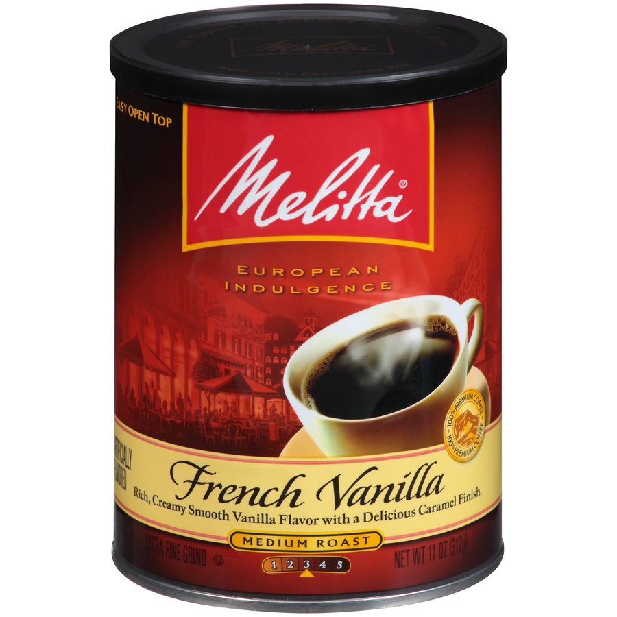 slide 1 of 1, Melitta French Vanilla Ground Coffee - 11 oz, 11 oz