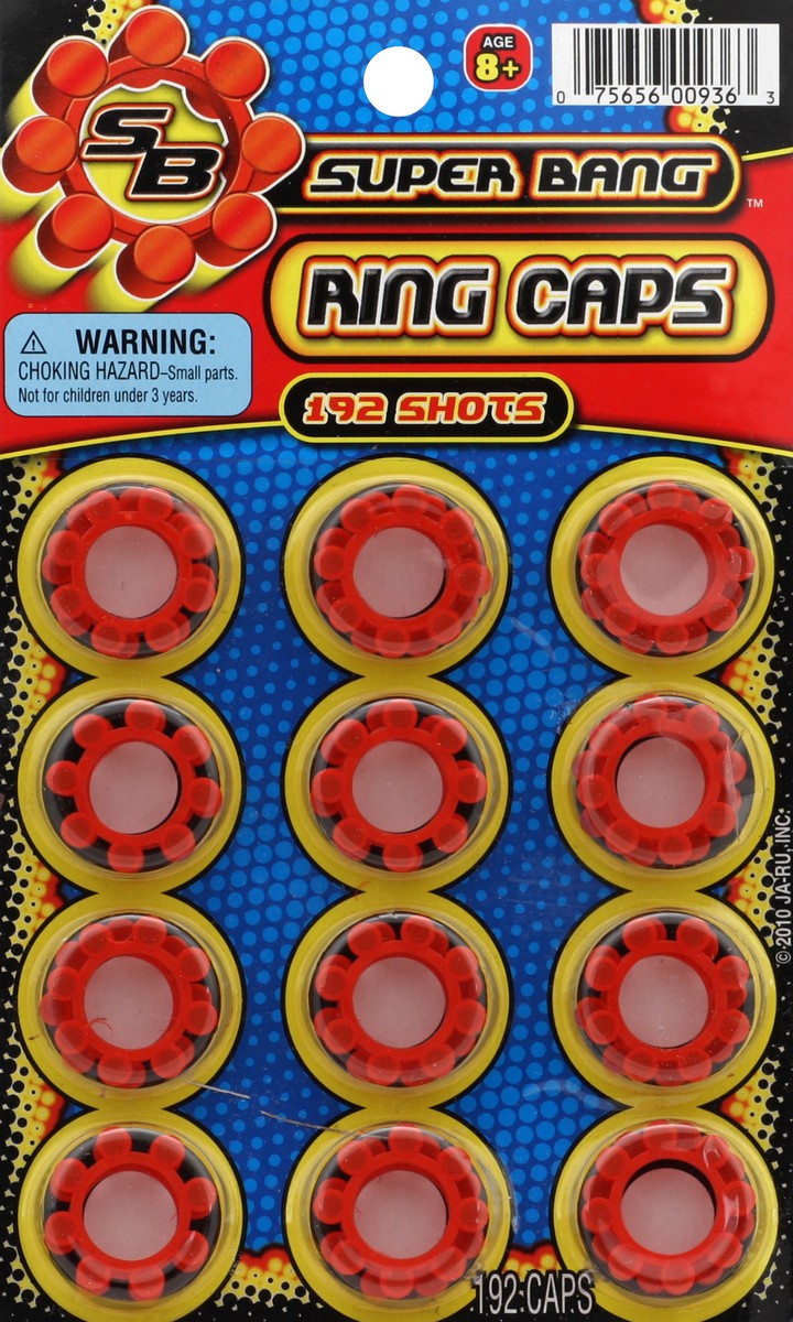slide 2 of 2, Ja-Ru Super Bang Ring Caps, 1 ct