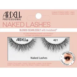 Ardell Naked 421 False Eyelashes - Black - 1 pair