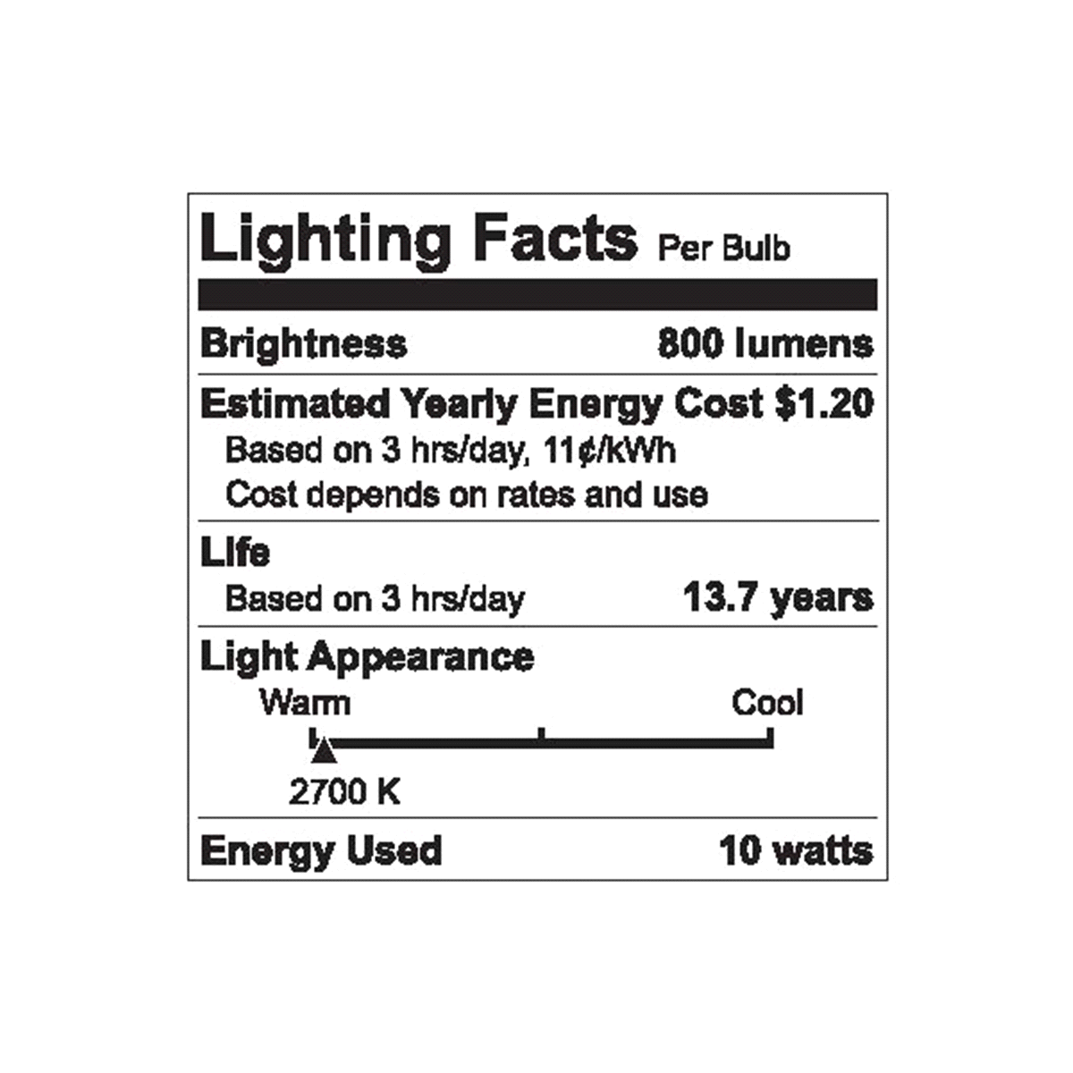 slide 5 of 5, GE 60 W Equivalent Dimmable Soft White A19 LED Light Fixture Light Bulbs, 2 ct