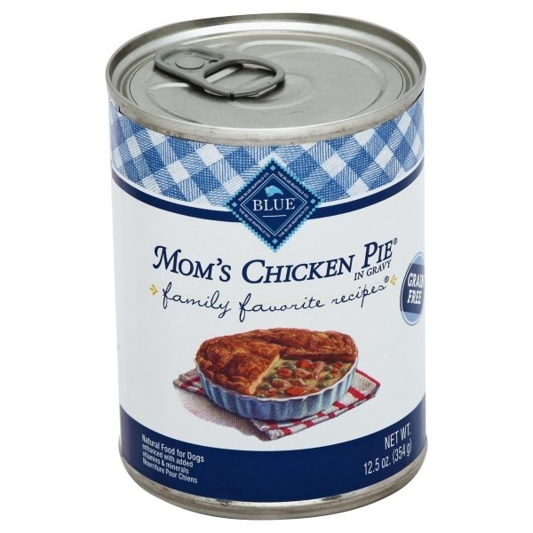 slide 1 of 1, Blue Buffalo Blue Family Favorite Recipe Dog Food - Mom's Chicken Pie, 12.5 oz