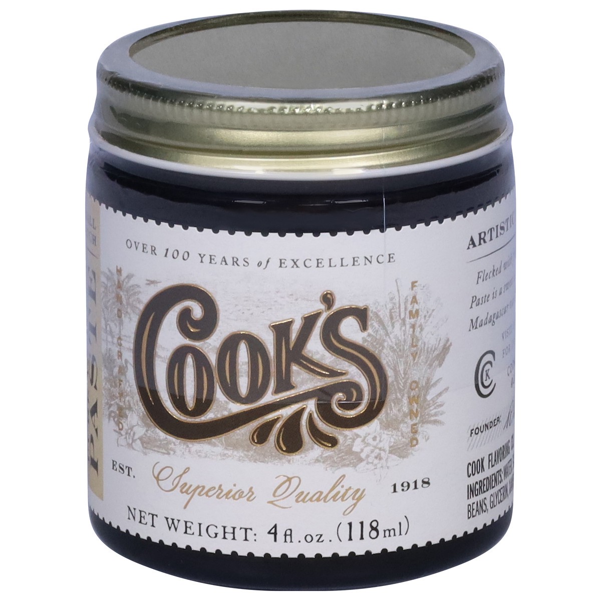 slide 11 of 11, Cook's Pure Vanilla Paste 4 fl oz, 4 oz