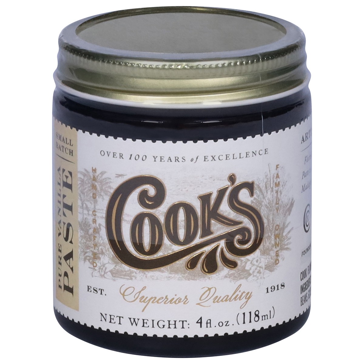 slide 1 of 11, Cook's Pure Vanilla Paste 4 fl oz, 4 oz