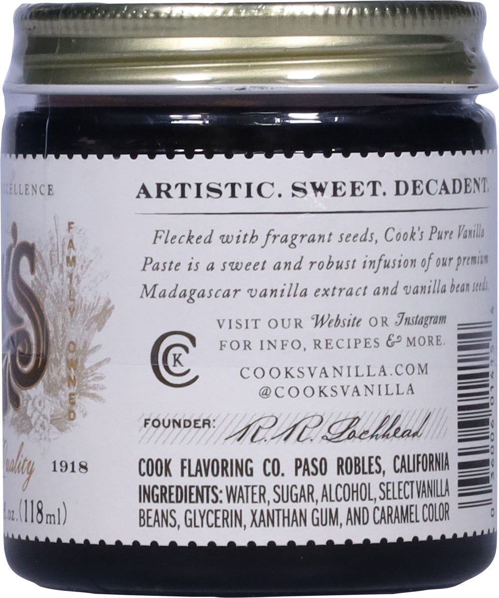 slide 5 of 11, Cook's Pure Vanilla Paste 4 fl oz, 4 oz