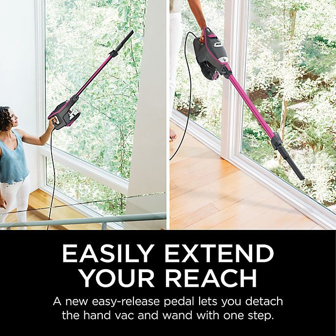 slide 3 of 13, Shark Rocket Pro DLX Corded Stick Vacuum - Fuchsia, 1 ct