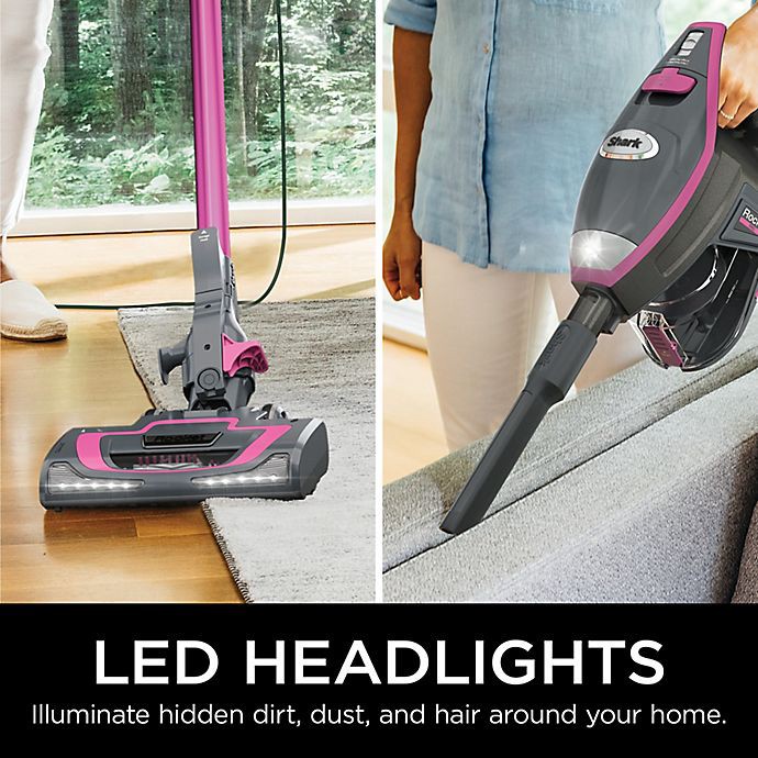 slide 4 of 13, Shark Rocket Pro DLX Corded Stick Vacuum - Fuchsia, 1 ct