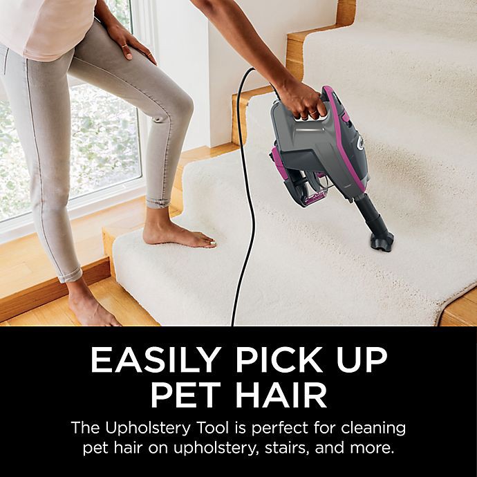 slide 10 of 13, Shark Rocket Pro DLX Corded Stick Vacuum - Fuchsia, 1 ct