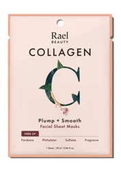 Rael Beauty Plumping Collagen Facial Sheet Mask, 1 ct