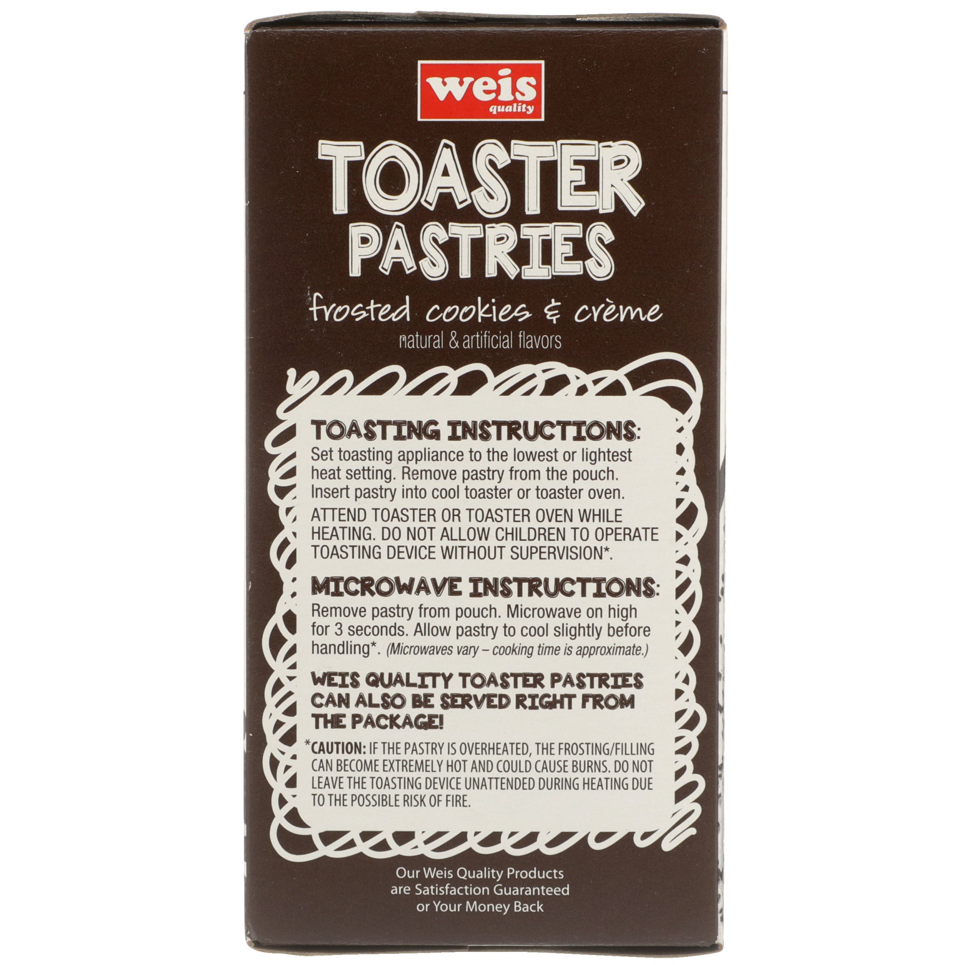 slide 2 of 6, Weis Quality Cookies and Cream Toaster Pastries, 11 oz