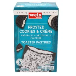 Weis Quality Cookies and Cream Toaster Pastries