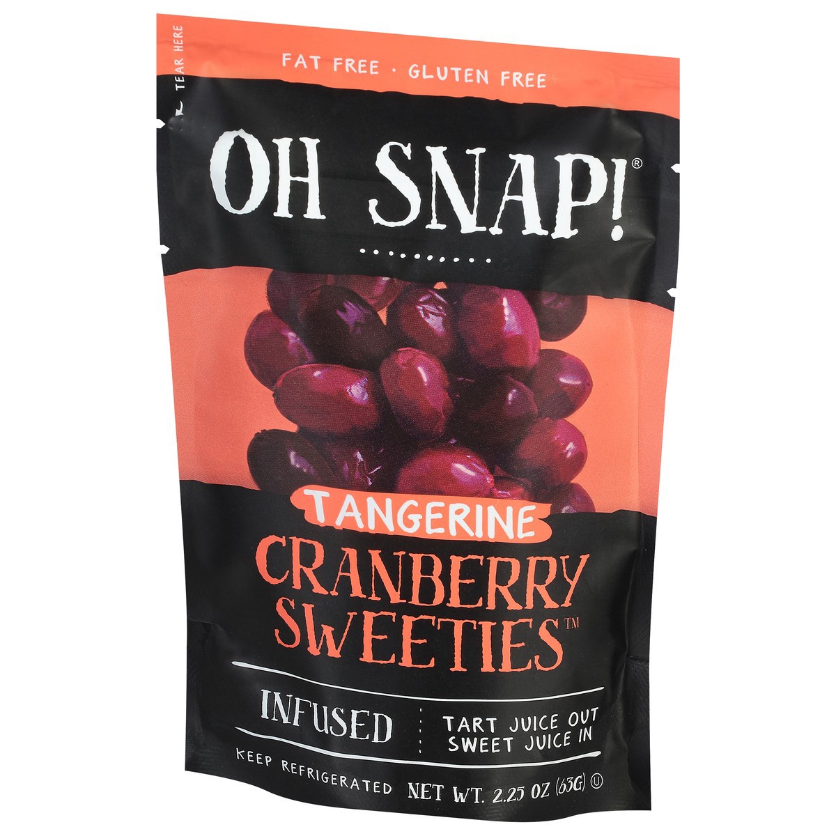 slide 9 of 13, Oh Snap! Pickling Co. Infused Tangerine Cranberry Sweeties 2.25 oz, 2.25 oz