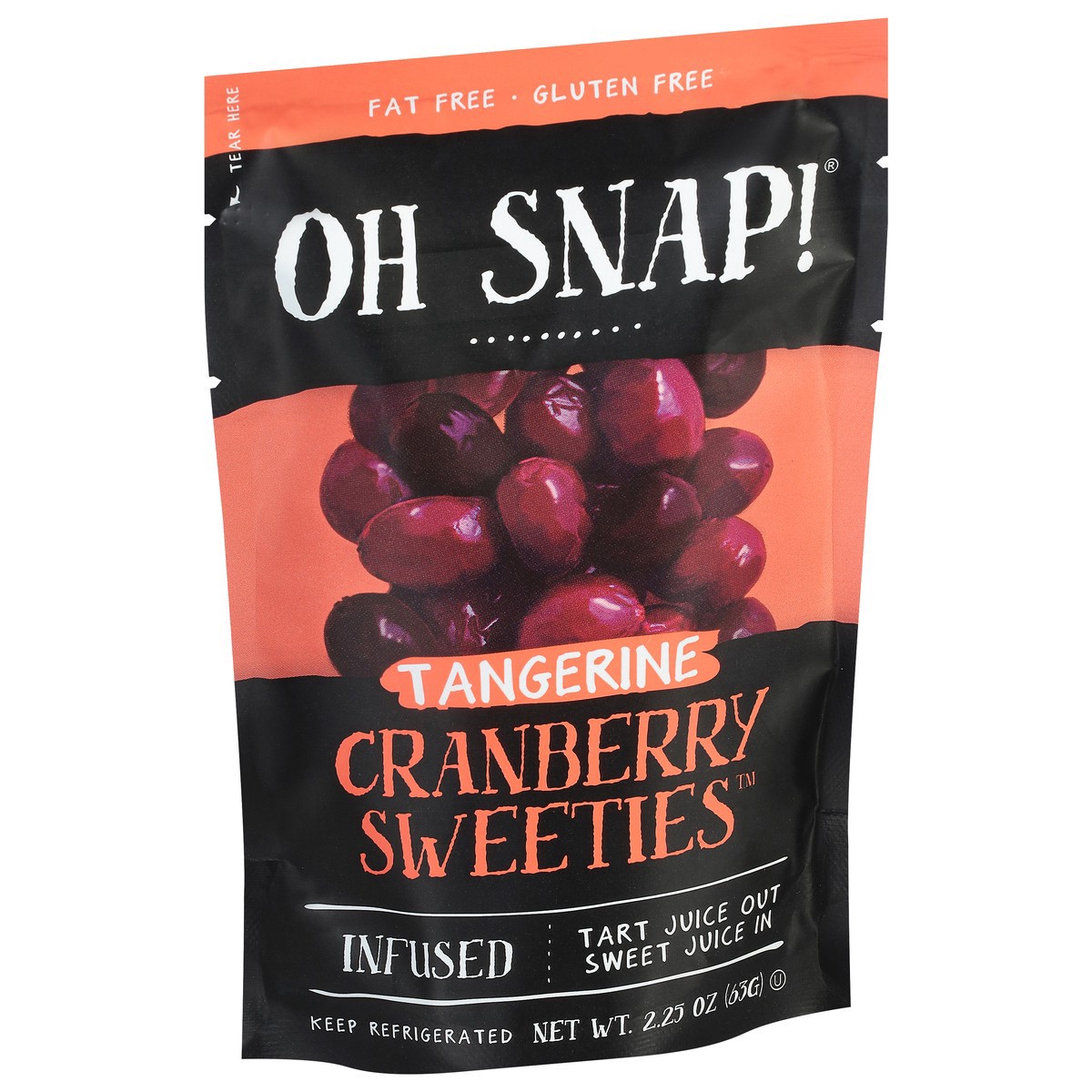 slide 8 of 13, Oh Snap! Pickling Co. Infused Tangerine Cranberry Sweeties 2.25 oz, 2.25 oz