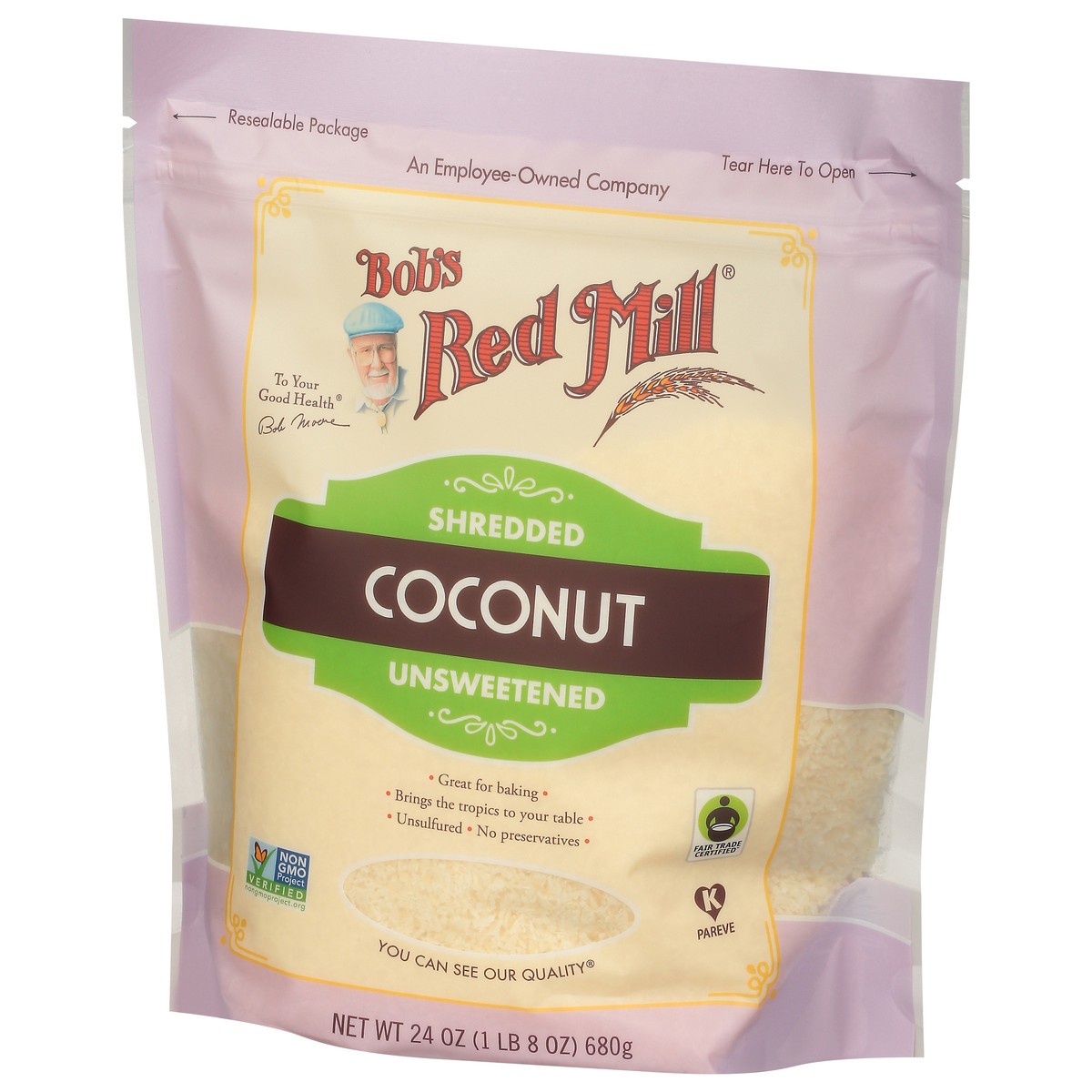 slide 13 of 13, Bob's Red Mill Shredded Unsweetened Coconut 24 oz, 24 oz