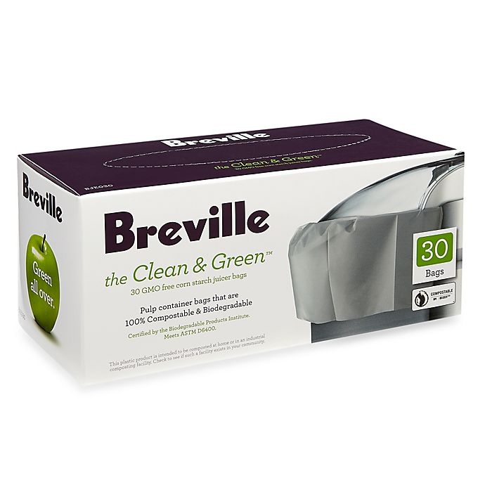 slide 1 of 1, Breville the Clean & Green Juicer Bags, 30 ct