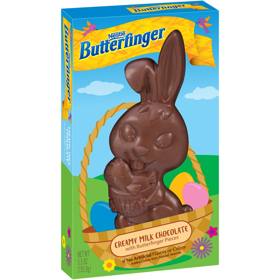 slide 2 of 8, Butterfinger Easter Milk Chocolate Bunny, 5.5 oz