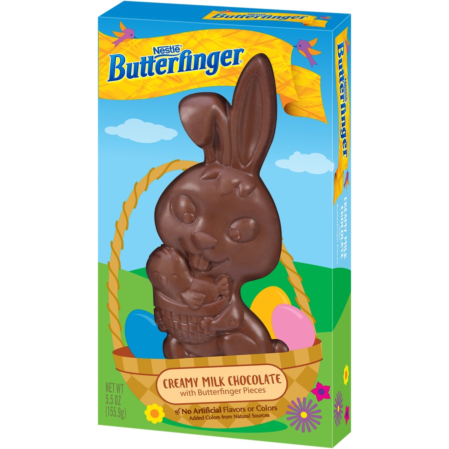 slide 3 of 8, Butterfinger Easter Milk Chocolate Bunny, 5.5 oz