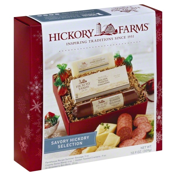 slide 1 of 1, Hickory Farms Savory Selection Gift Set, 10.9 oz