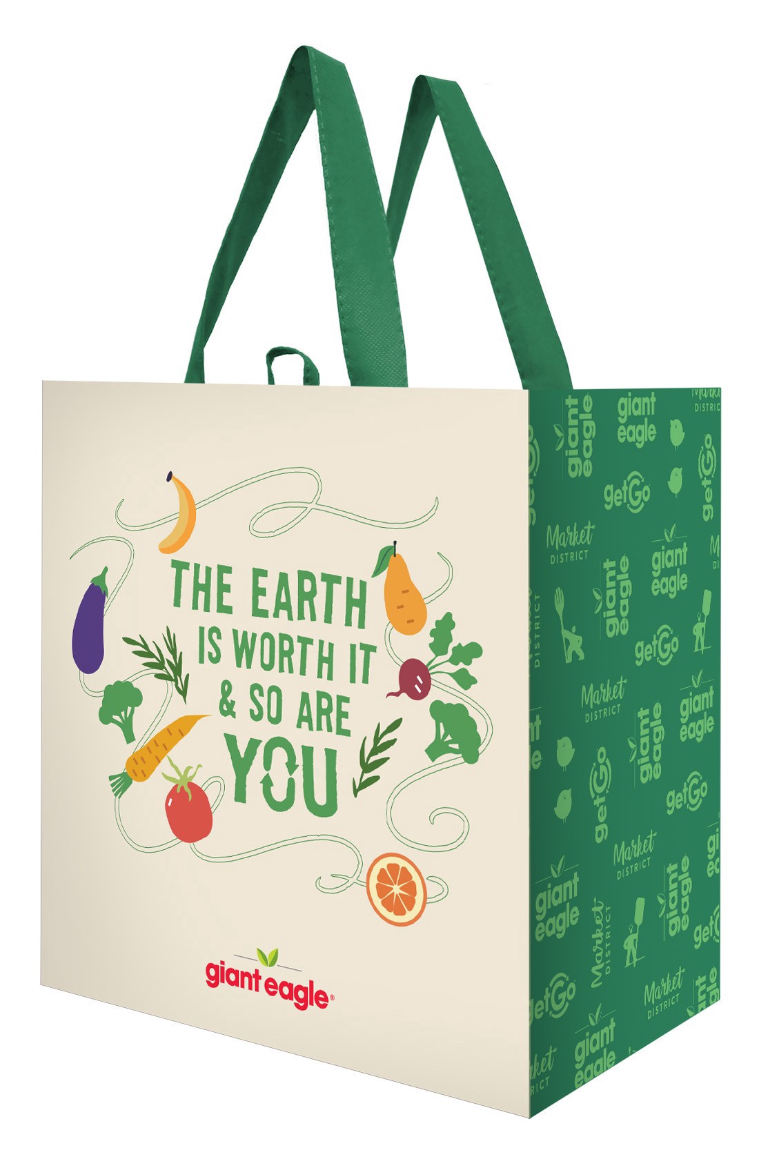 slide 1 of 1, Ge Earth Worth Reusable Bag, 1 ct