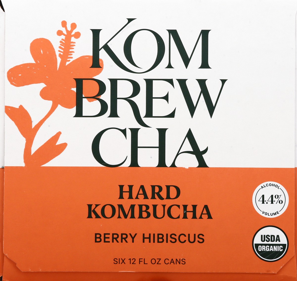 slide 3 of 9, Kombrewcha™ Berry Hibiscus Hard Kombucha, 6 Pack 12 fl. oz. Cans, 6 ct