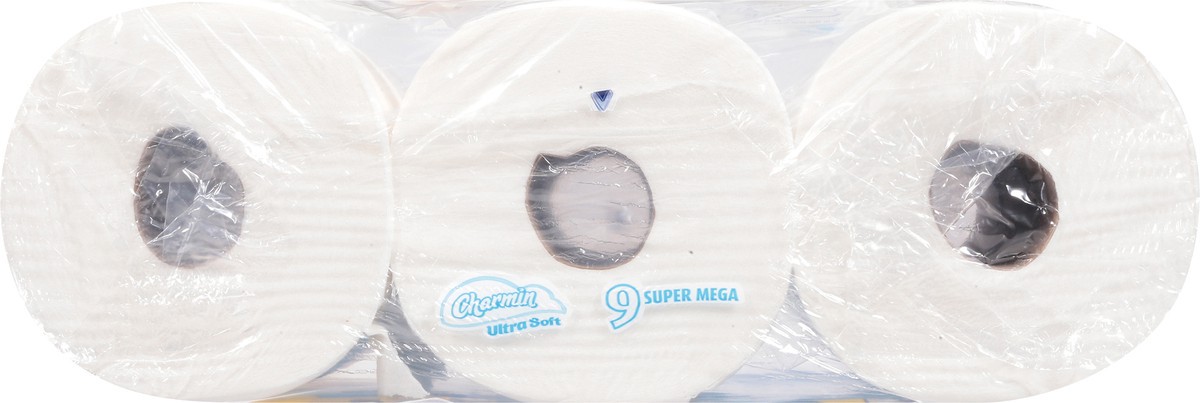 slide 4 of 11, Charmin Ultra Soft Toilet Paper 9 Super Mega Rolls, 336 Sheets Per Roll, 9 ct