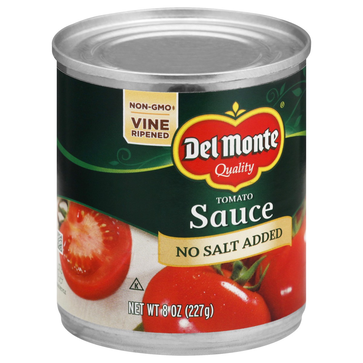 slide 4 of 9, Del Monte No Salt Added Tomato Sauce 8 oz, 1 ct