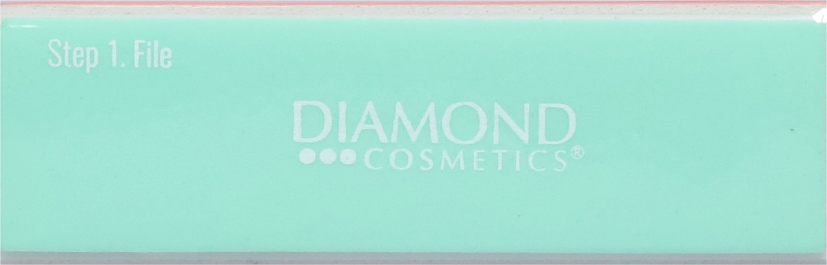 slide 6 of 9, Diamond Cosmetics Mini 4 Way Buffer, Assorted Colors, 1 ct