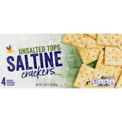Giant Saltine Crackers Unsalted Tops