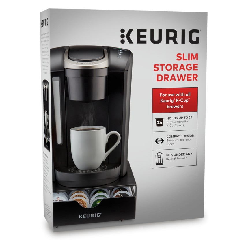 slide 9 of 13, Keurig Non-Rolling 24ct Coffee Pod Storage Drawer, 24 ct