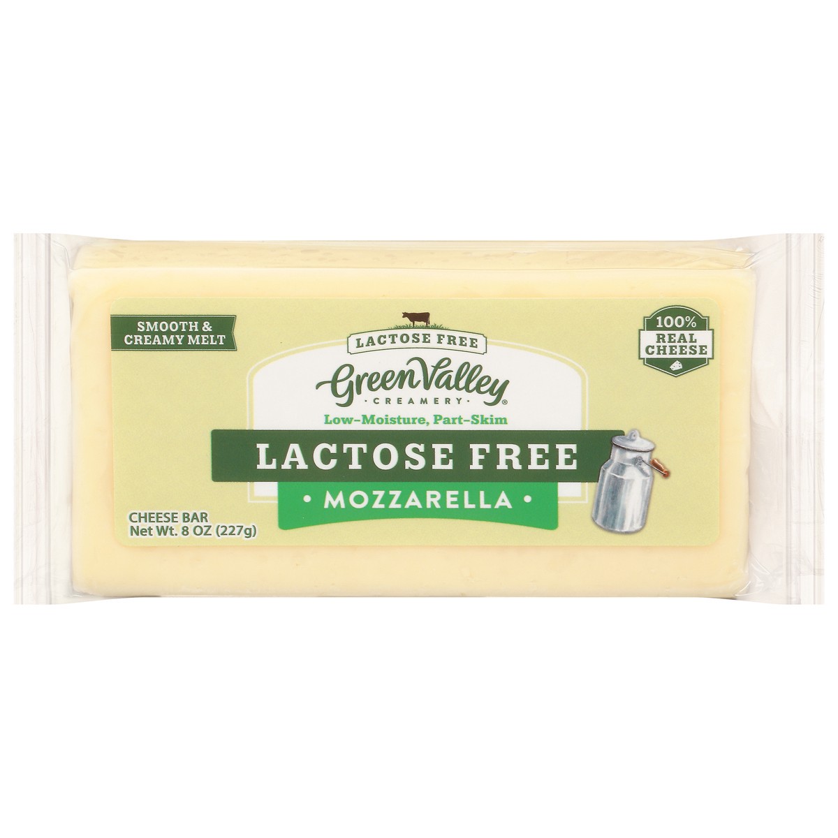 Green Valley Organics Green Valley Lactose Free Mozzarella Cheese 8 oz