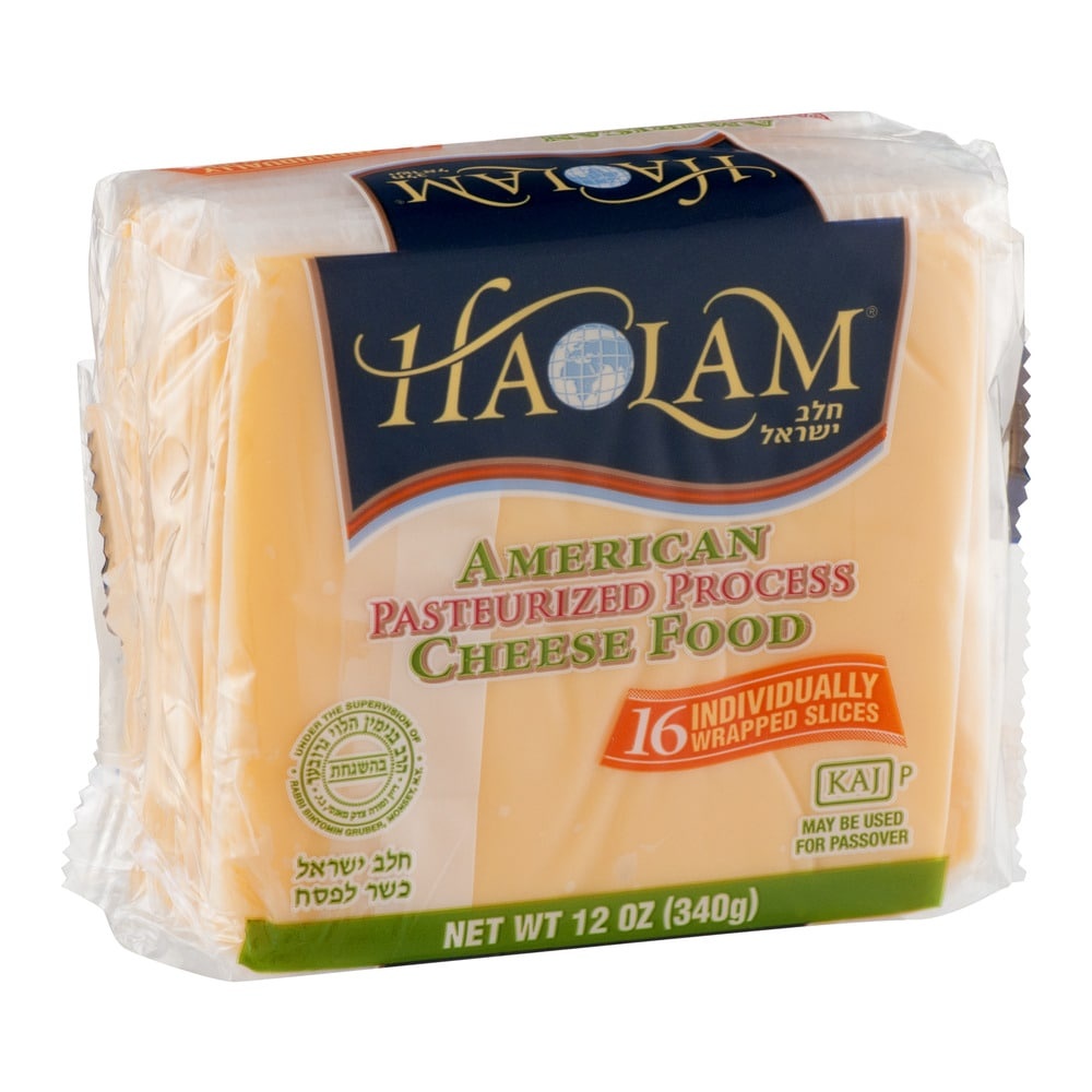 slide 1 of 1, Haolam Pasteurized American Cheese, 12 oz