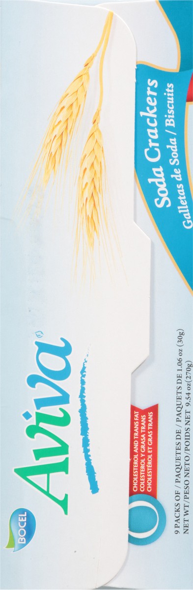 slide 12 of 13, Aviva Soda Crackers 9 - 1.06 oz Packs, 1 ct