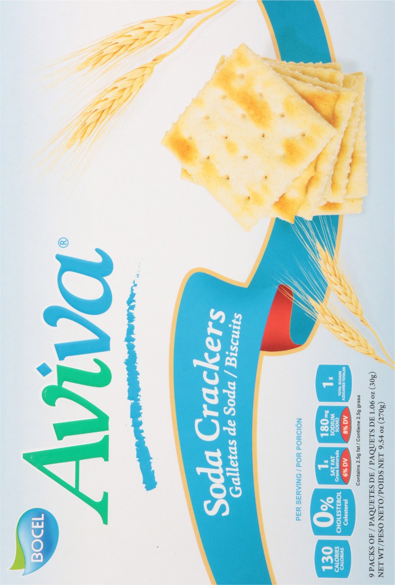 slide 6 of 13, Aviva Soda Crackers 9 - 1.06 oz Packs, 1 ct