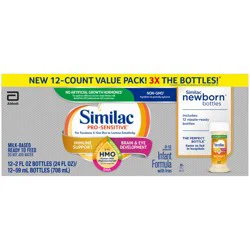 Similac Pro-Sensitive Non-GMO Infant Formula Ready-to-Feed 2 fl oz (12 count)