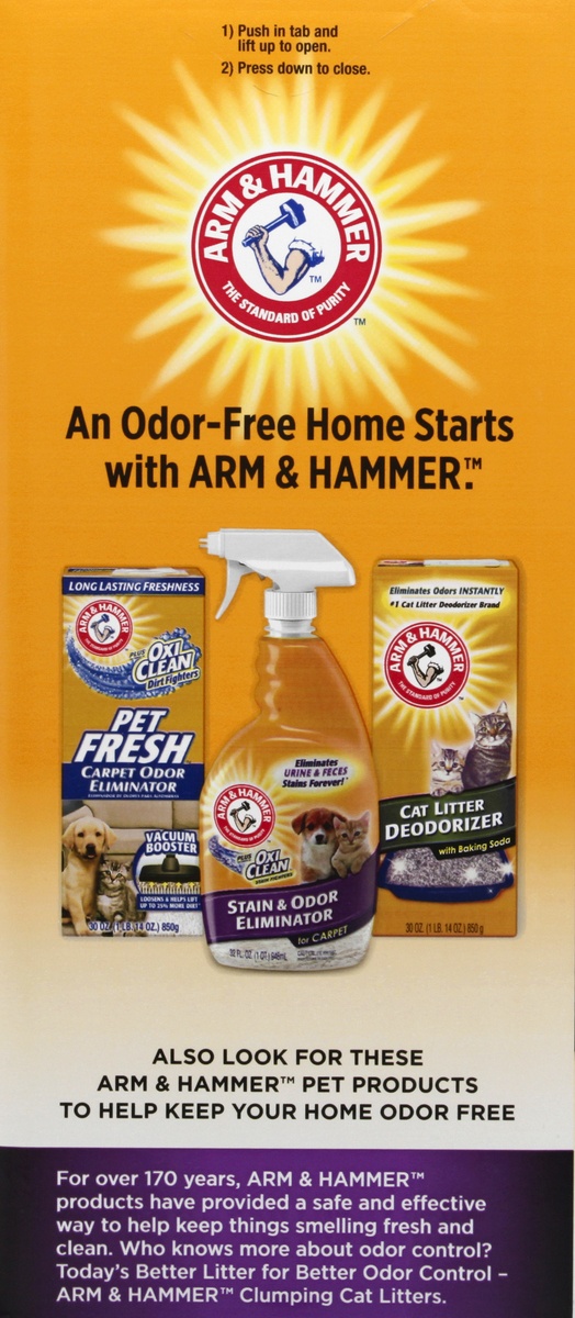 slide 5 of 9, ARM & HAMMER Double Duty Advanced Odor Control Clumping Cat Litter, 26.3 lb
