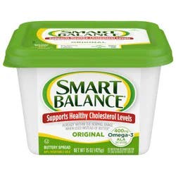 Smart Balance Original Buttery Spread, 15 oz Tub
