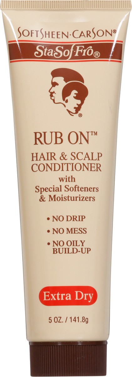 slide 6 of 9, SoftSheen-Carson Sta-Sof-Fro Extra Dry Rub On Hair & Scalp Conditioner 5 oz, 5 oz