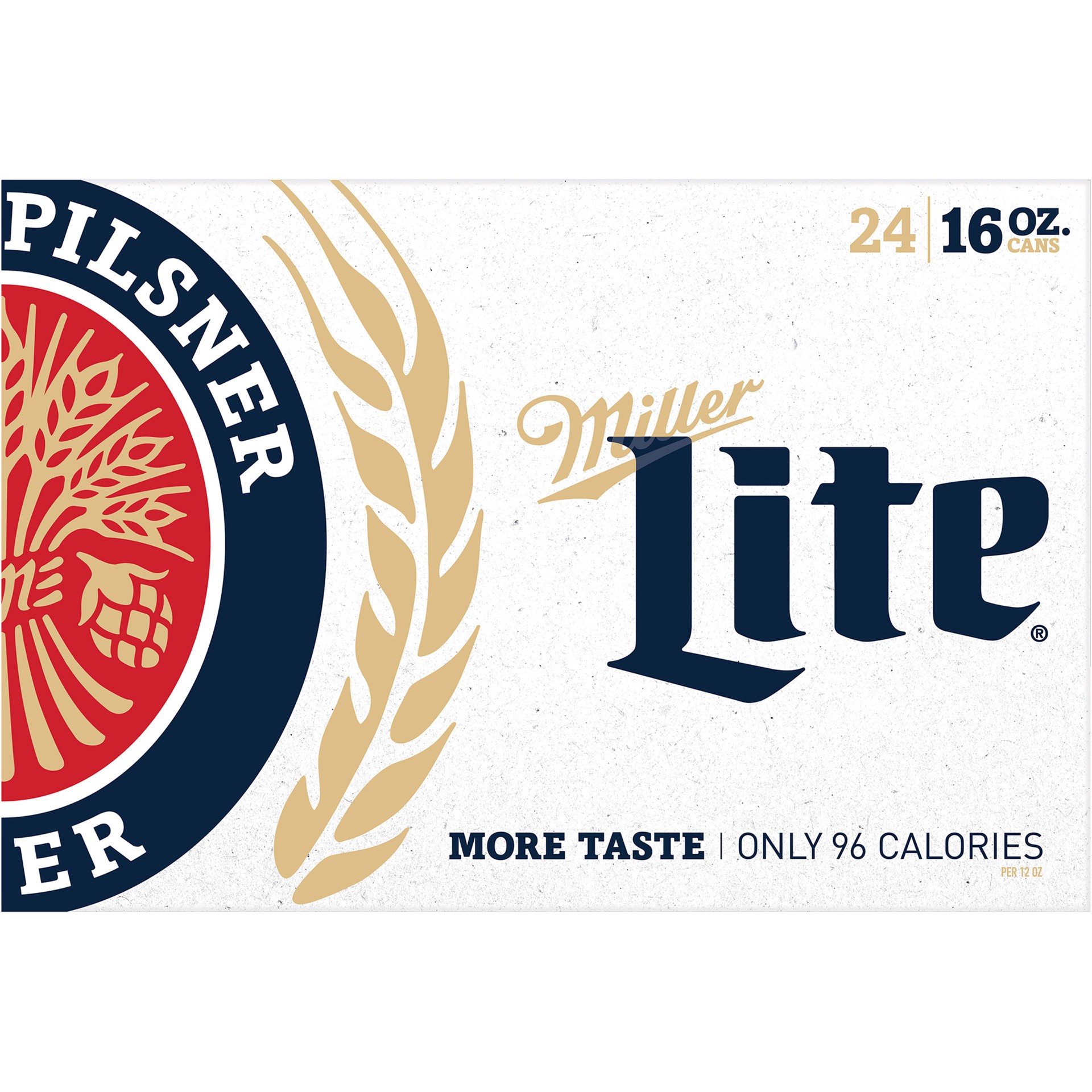 slide 3 of 5, Miller Lite American Pilsner Light Lager Beer, 4.2% ABV, 6-pack, 16-oz. tall beer cans, 16 fl oz