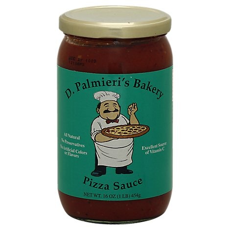 slide 1 of 1, D Palmieris Pizza Sauce - 16 Oz., 16 oz