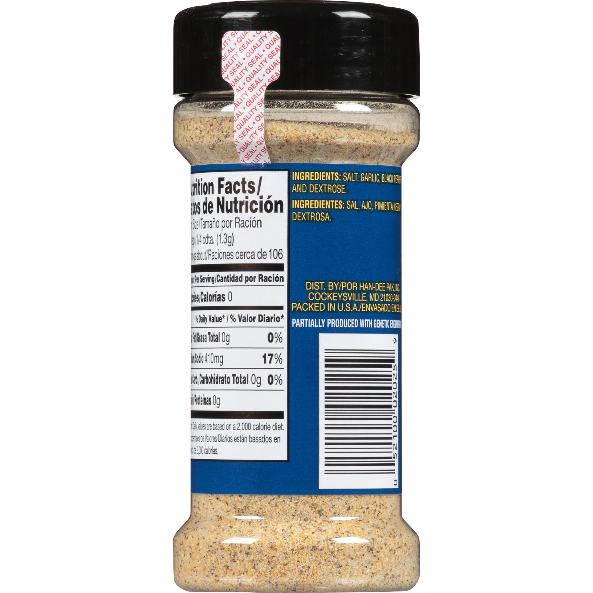 Spice Classics Garlic And Pepper Seasoning Salt 4 87 Oz Shipt