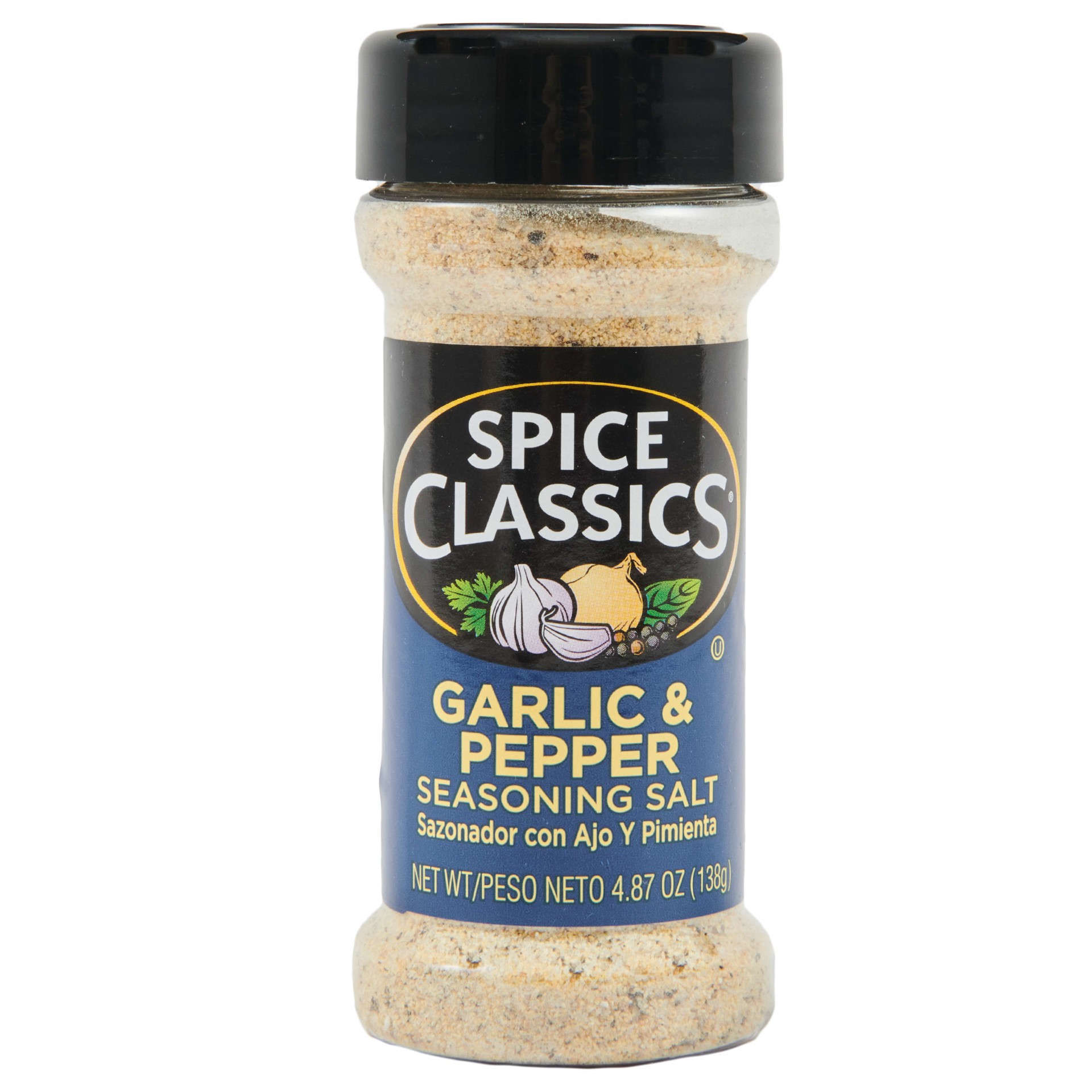 slide 1 of 6, Spice Classics Garlic & Pepper, 4.87 oz, 4.87 oz