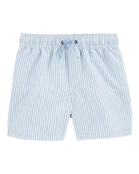 Carter's Kid Elastic Waist Swim Trunks Blue 7