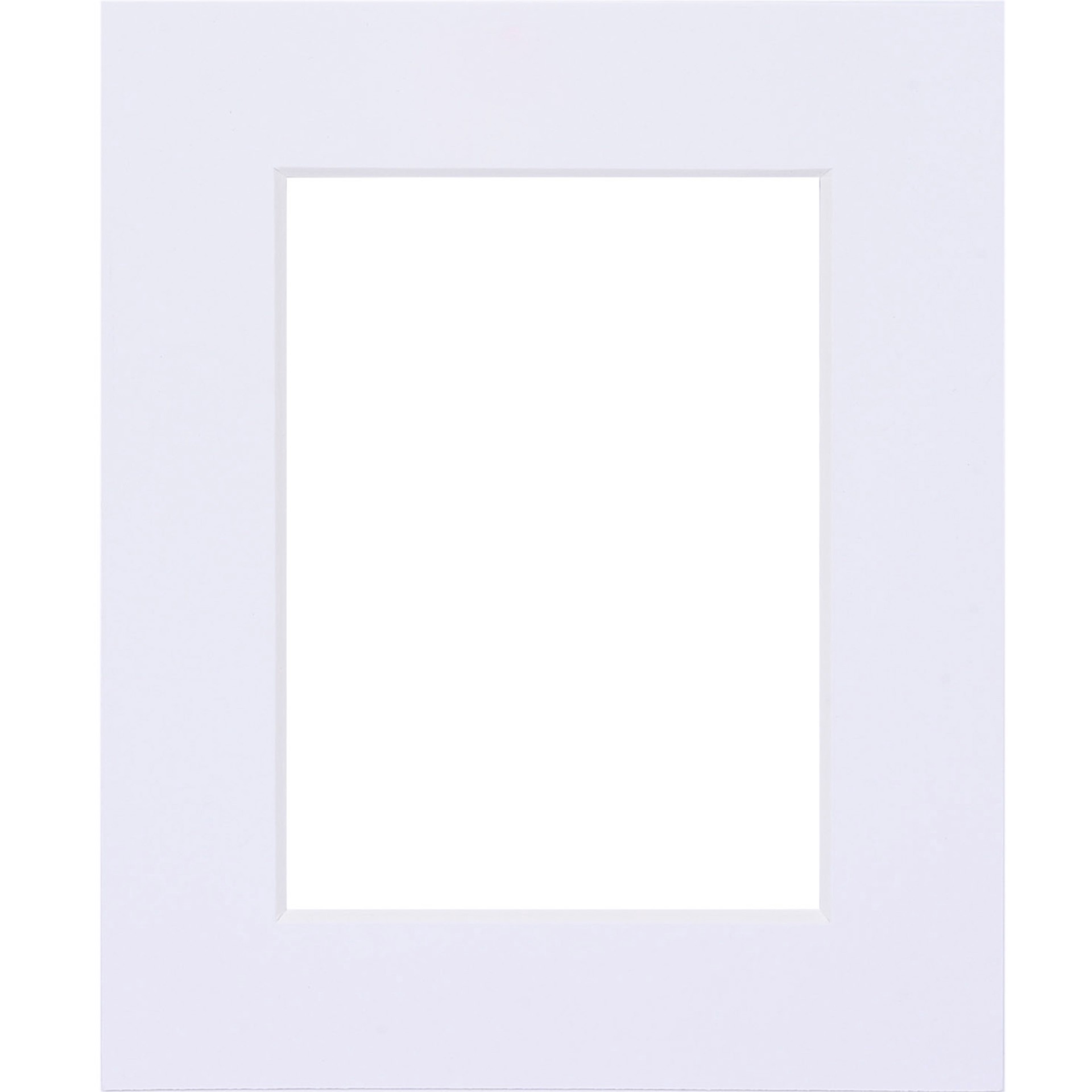 slide 2 of 2, 8" X 10" White Museum Wide Bevel Mat By Studio Decor, 5" X 7" Opening Size, 8 in x 10 in