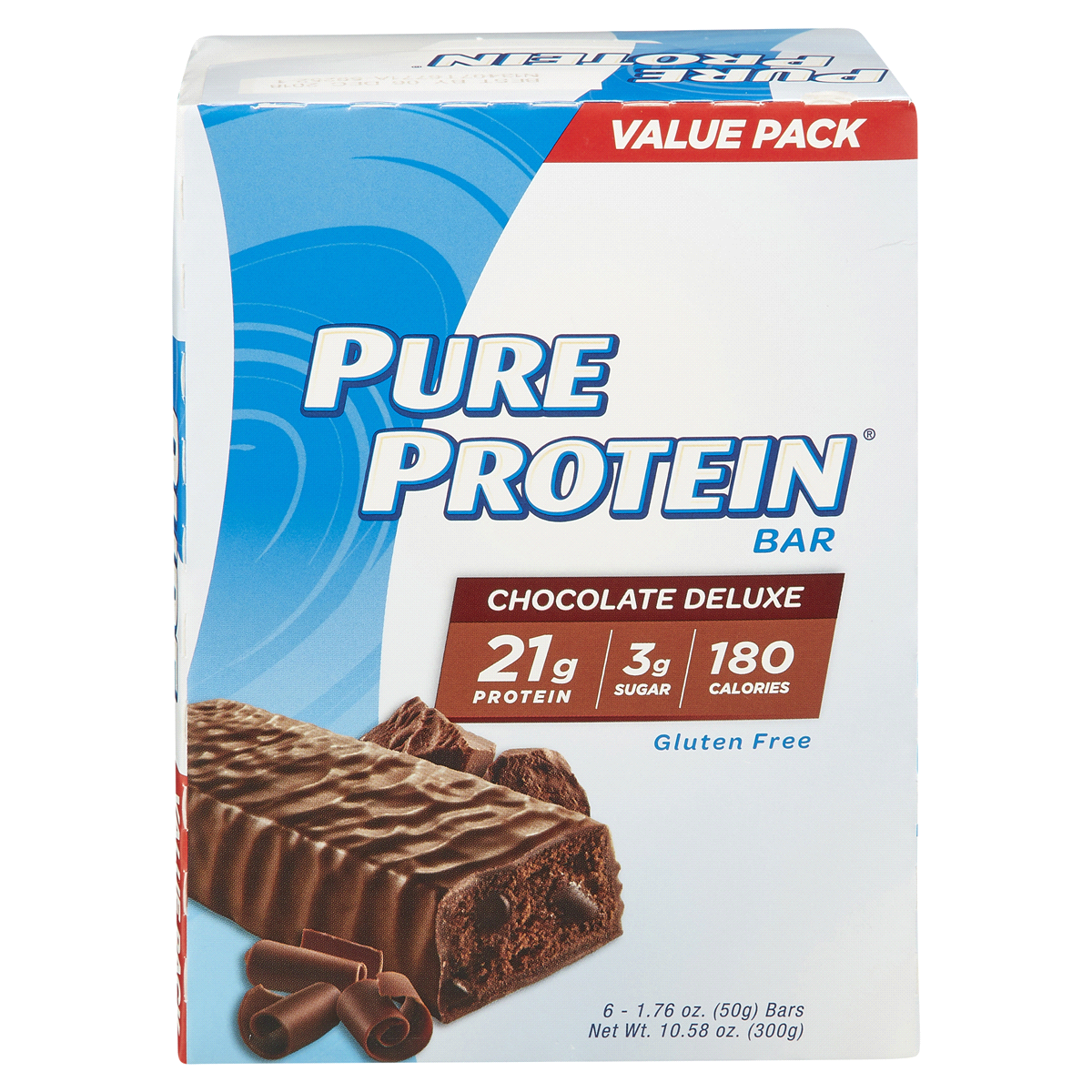 slide 1 of 3, Pure Protein Chocolate Deluxe Bars, 6 ct; 1.76 oz