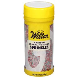 Wilton Sparkling Sugar Rainbow Sprinkles 7.9 oz