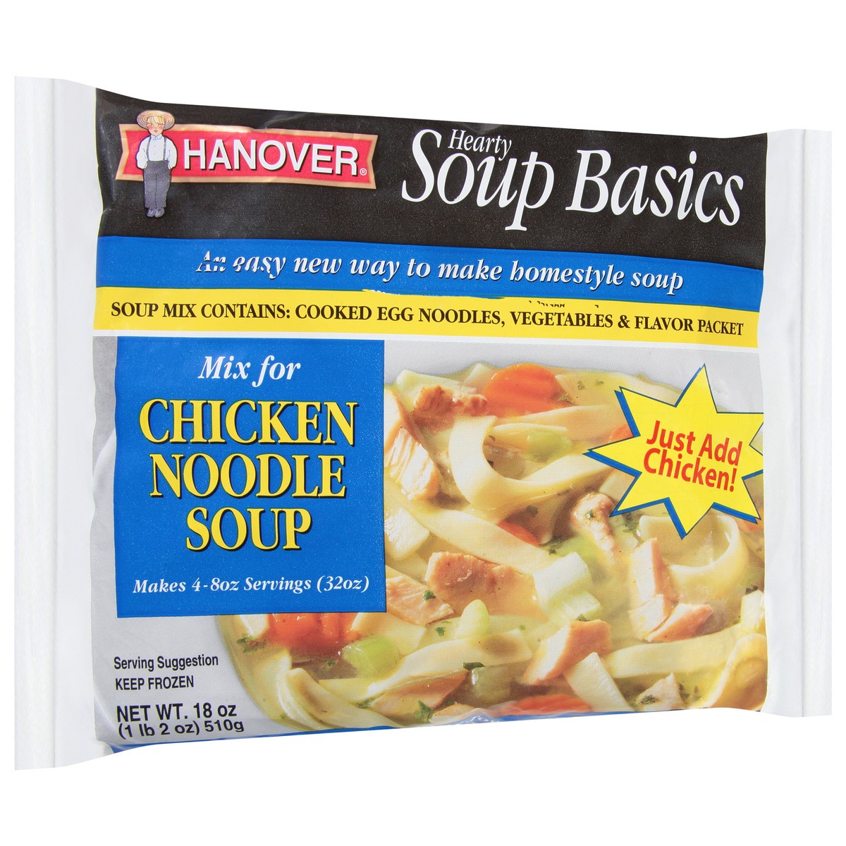 slide 12 of 13, Hanover Chicken Noodle Soup Mix 18 oz, 18 oz