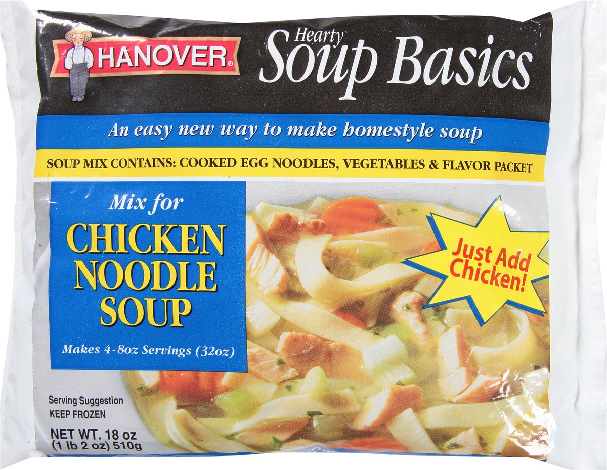 slide 9 of 13, Hanover Chicken Noodle Soup Mix 18 oz, 18 oz