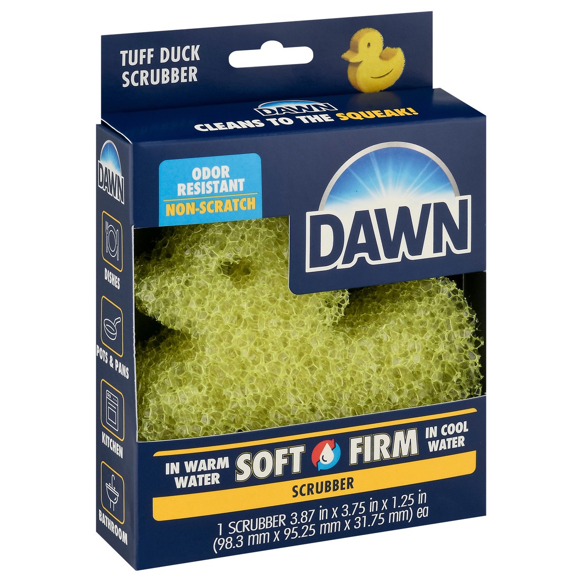 slide 3 of 10, Dawn Tuff Duck Scrubber, 1 ct