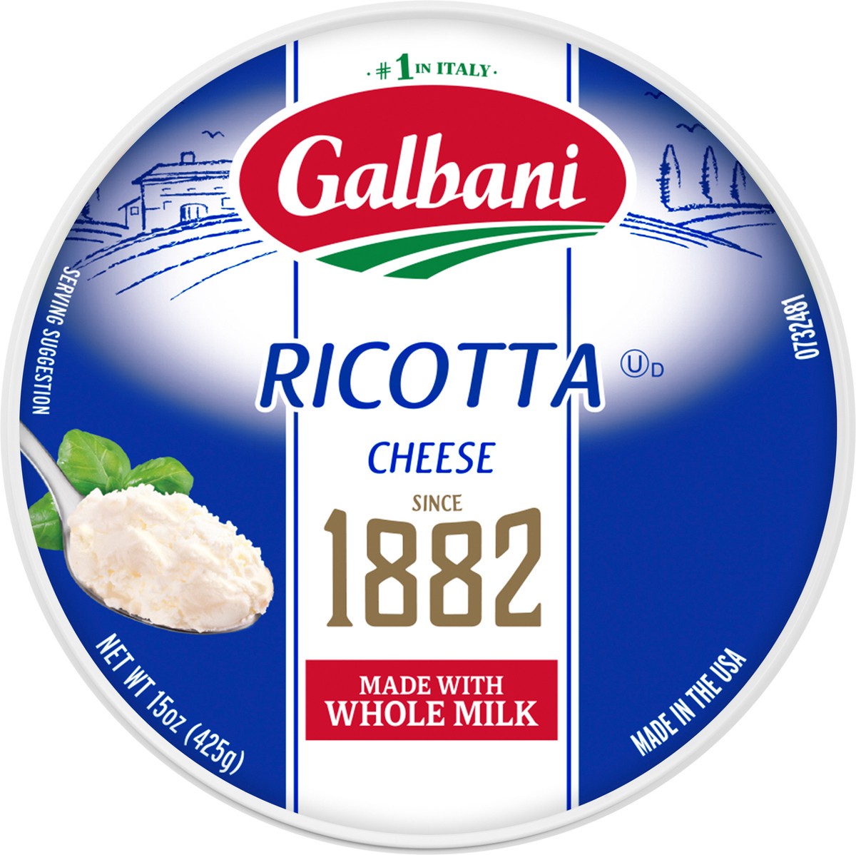 slide 7 of 7, Galbani 15oz Deli Whole Milk Ricotta Cheese, 