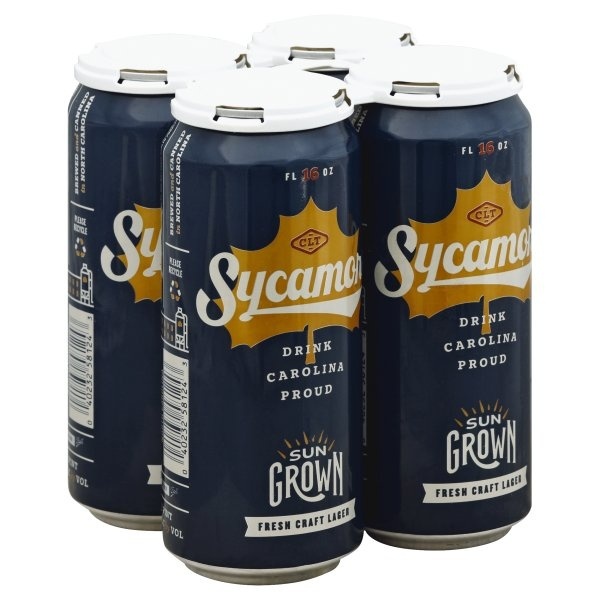 slide 1 of 1, Sycamore Sun Grown Lager Cans, 4 ct; 16 fl oz