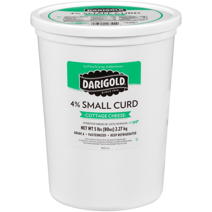 slide 1 of 1, Darigold Cottage Cheese Small Curd, 5 lb